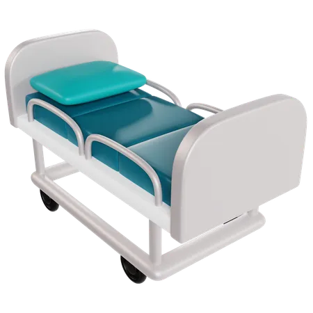 Render de cama de hospital médico  3D Icon