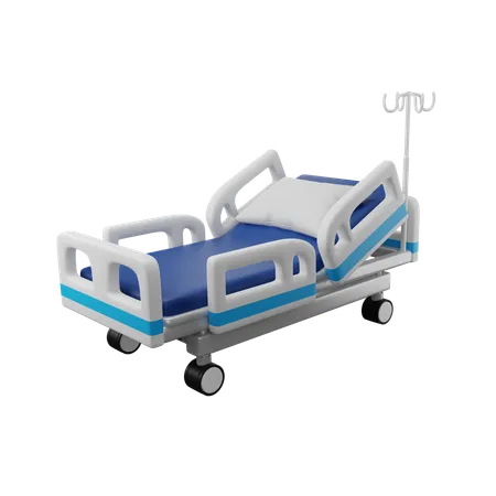 Cama de paciente  3D Icon