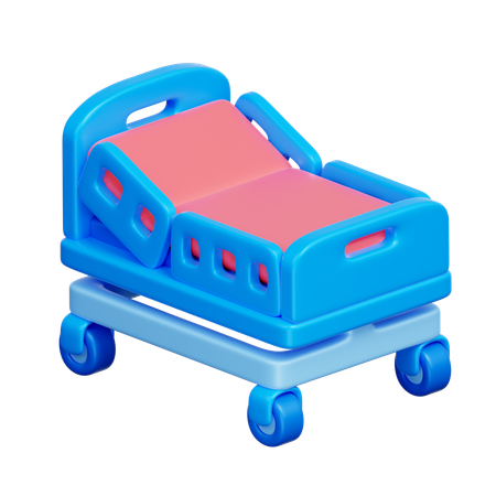 Cama de paciente  3D Icon