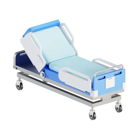 Cama hospitalar  3D Illustration