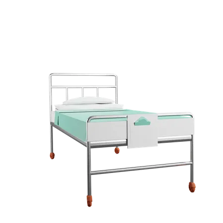 Cama hospitalar  3D Illustration