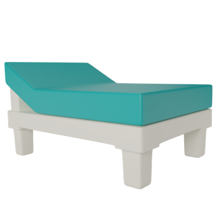 Cama hospitalar  3D Illustration