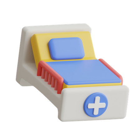 Cama hospitalar  3D Icon