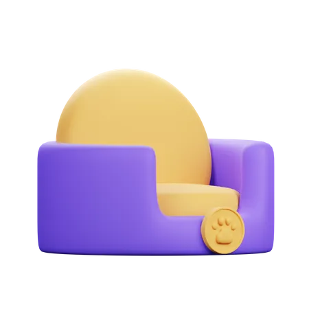 Cama para mascotas  3D Icon