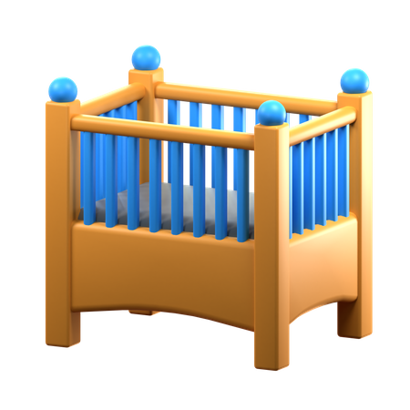 Cama para niño  3D Icon