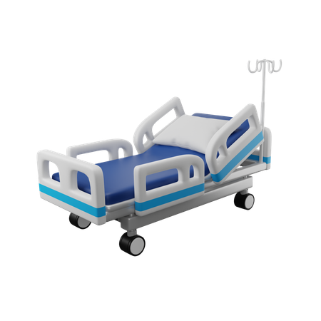 Cama de paciente  3D Icon