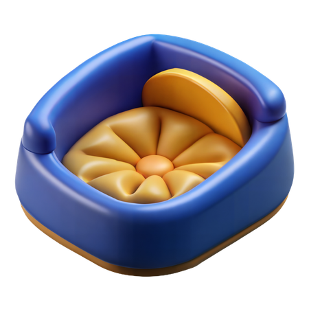 Cama de cachorro  3D Icon