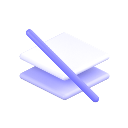 Camadas de bloco  3D Icon