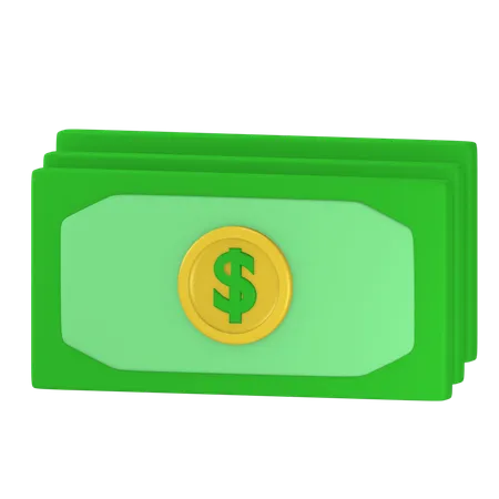 Camada de dinheiro  3D Illustration