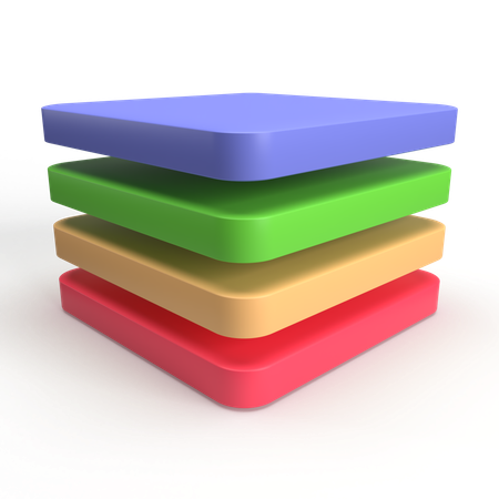 Camadas  3D Icon