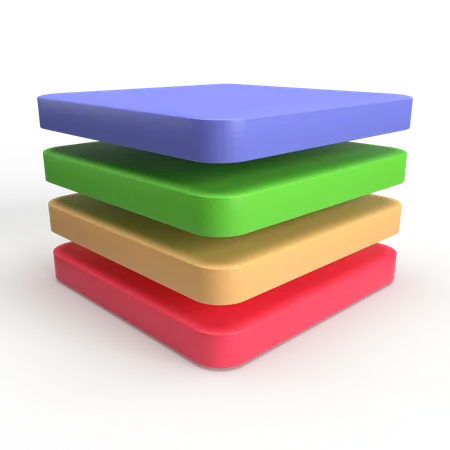 Camadas  3D Icon