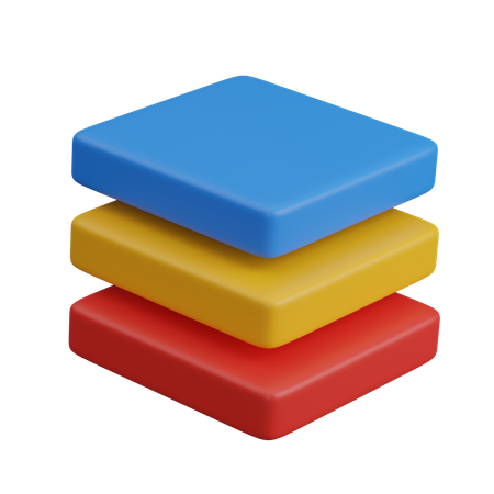 Camadas  3D Icon