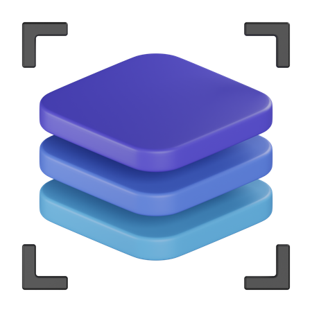 Camadas  3D Icon