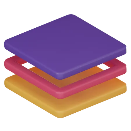 Camadas  3D Icon