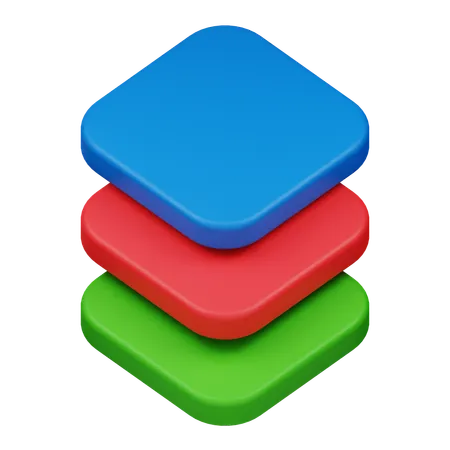 Camadas  3D Icon