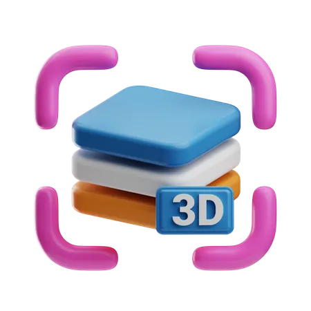 Camadas  3D Icon