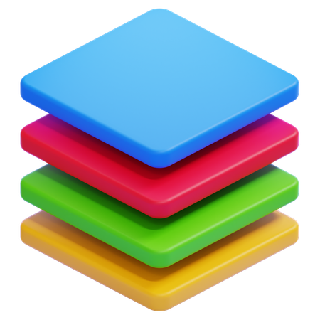 Camadas  3D Icon