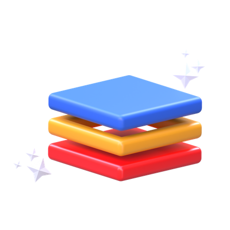 Camadas  3D Icon