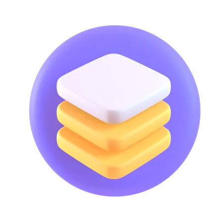 Camadas  3D Icon