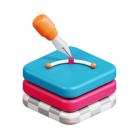 Camadas de arquivo  3D Icon