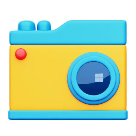 Cámara  3D Icon