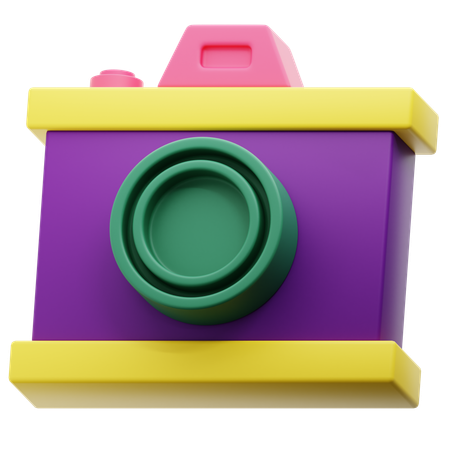 Cámara  3D Icon