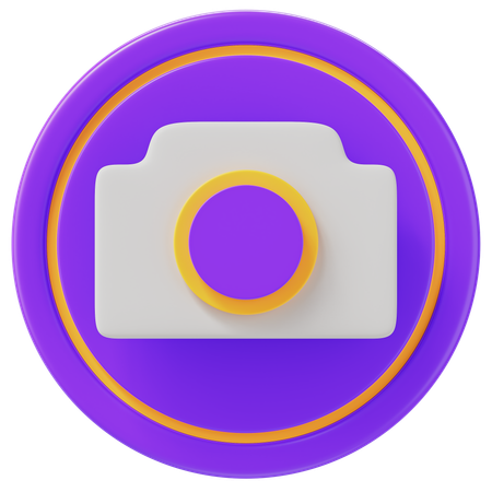 Cámara  3D Icon