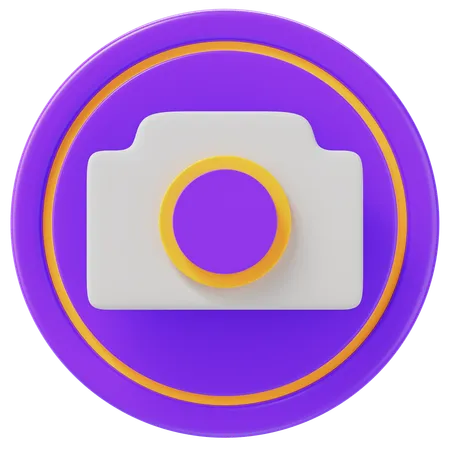 Cámara  3D Icon