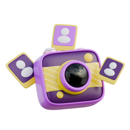 Cámara  3D Icon