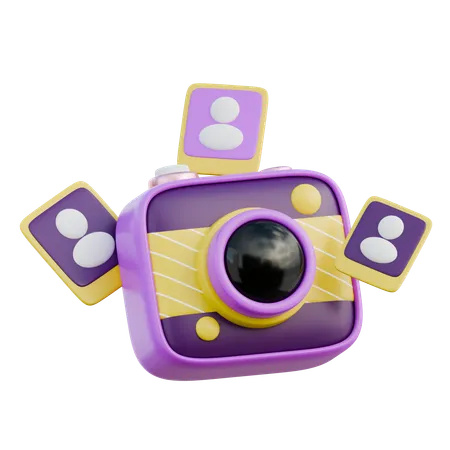 Cámara  3D Icon