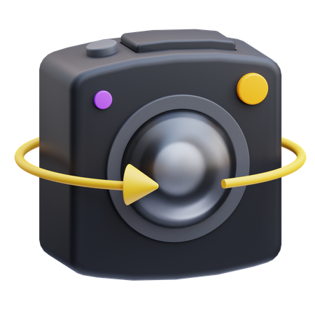 Cámara 360  3D Icon