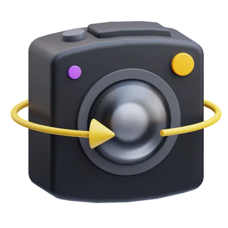 Cámara 360  3D Icon