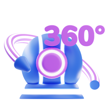 Cámara 360  3D Icon