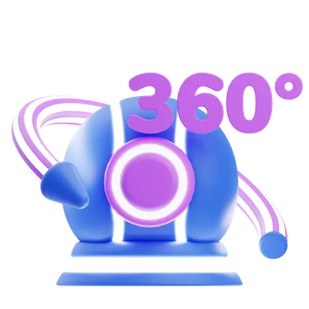 Cámara 360  3D Icon