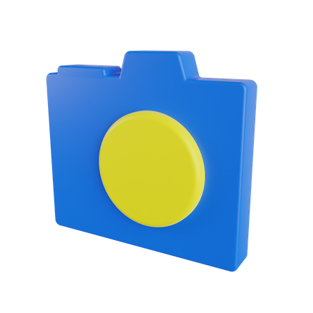 Cámara  3D Icon