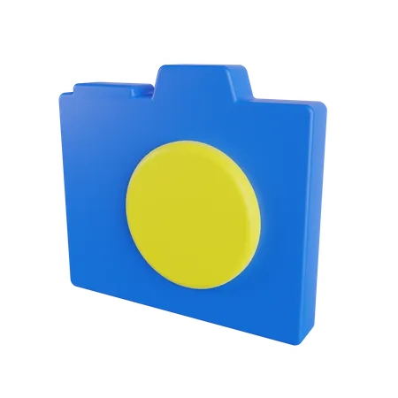 Cámara  3D Icon