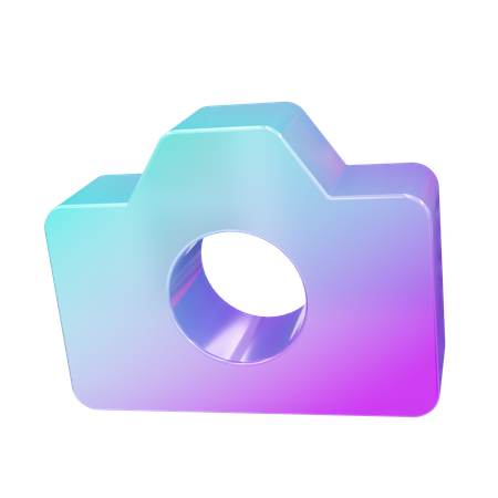 Cámara  3D Icon