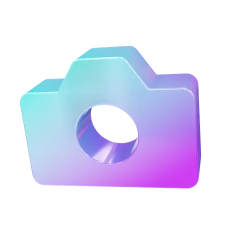 Cámara  3D Icon