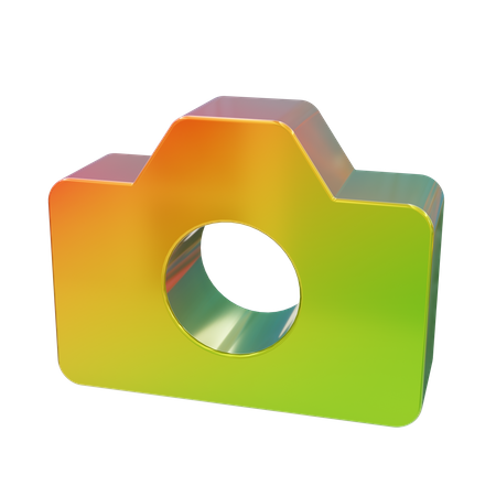 Cámara  3D Icon