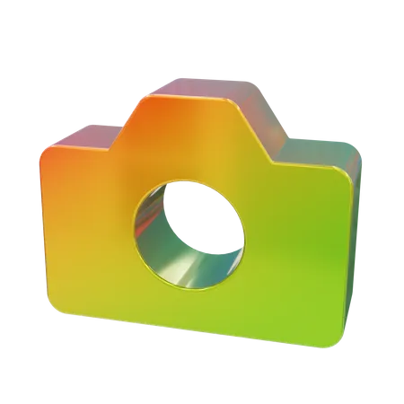 Cámara  3D Icon