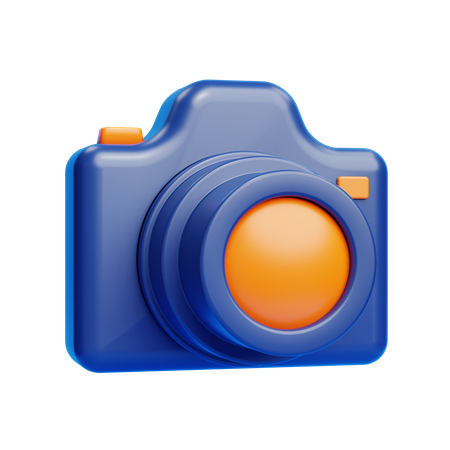 Camara digital  3D Icon