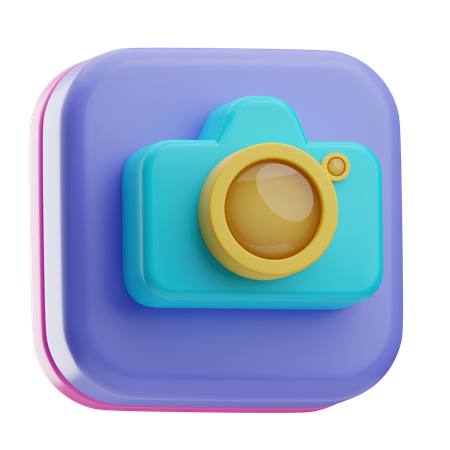 Cámara  3D Icon