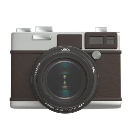 Camara analogica  3D Icon