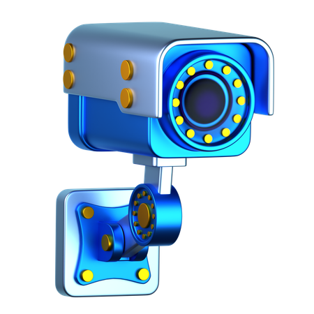 Cámara de CCTV  3D Icon