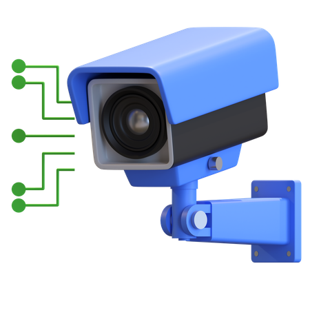 Cámara de CCTV  3D Illustration