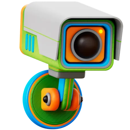 Cámara de CCTV  3D Icon