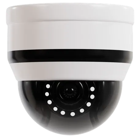 Cámara CCTV domo moderna  3D Icon