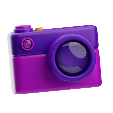 Cámara fotográfica  3D Icon