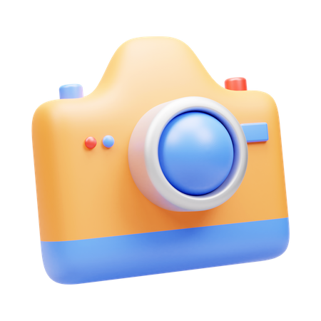 Cámara fotográfica  3D Icon