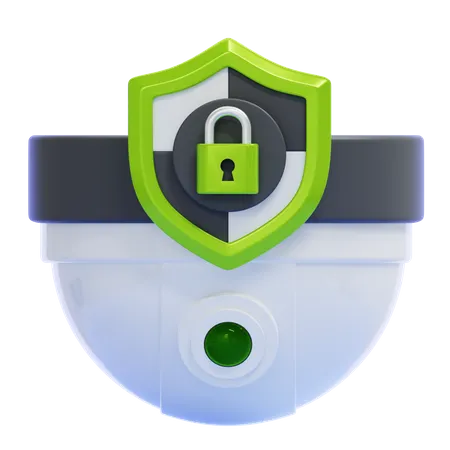 Cámara de seguridad  3D Icon